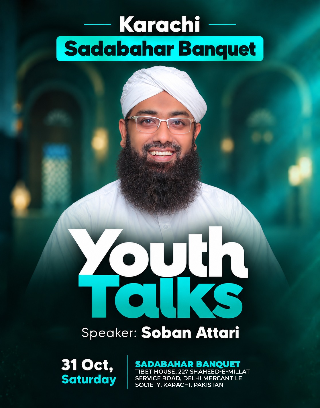 Youth Talks Karachi — event poster